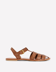 Fisherman Flat Sandals - Tan