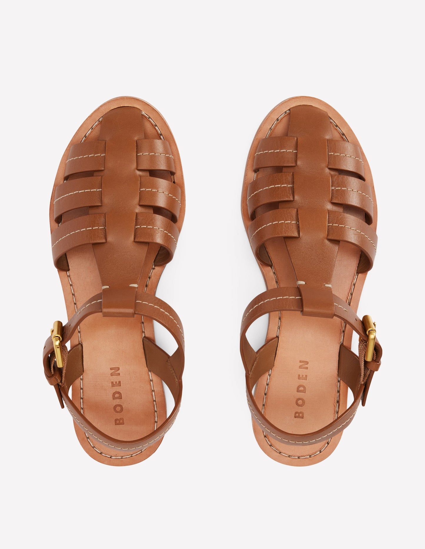 Fisherman Flat Sandals - Tan
