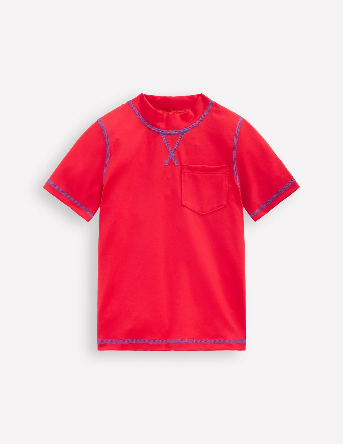 Short Sleeve Rash Vest - Poppy Red