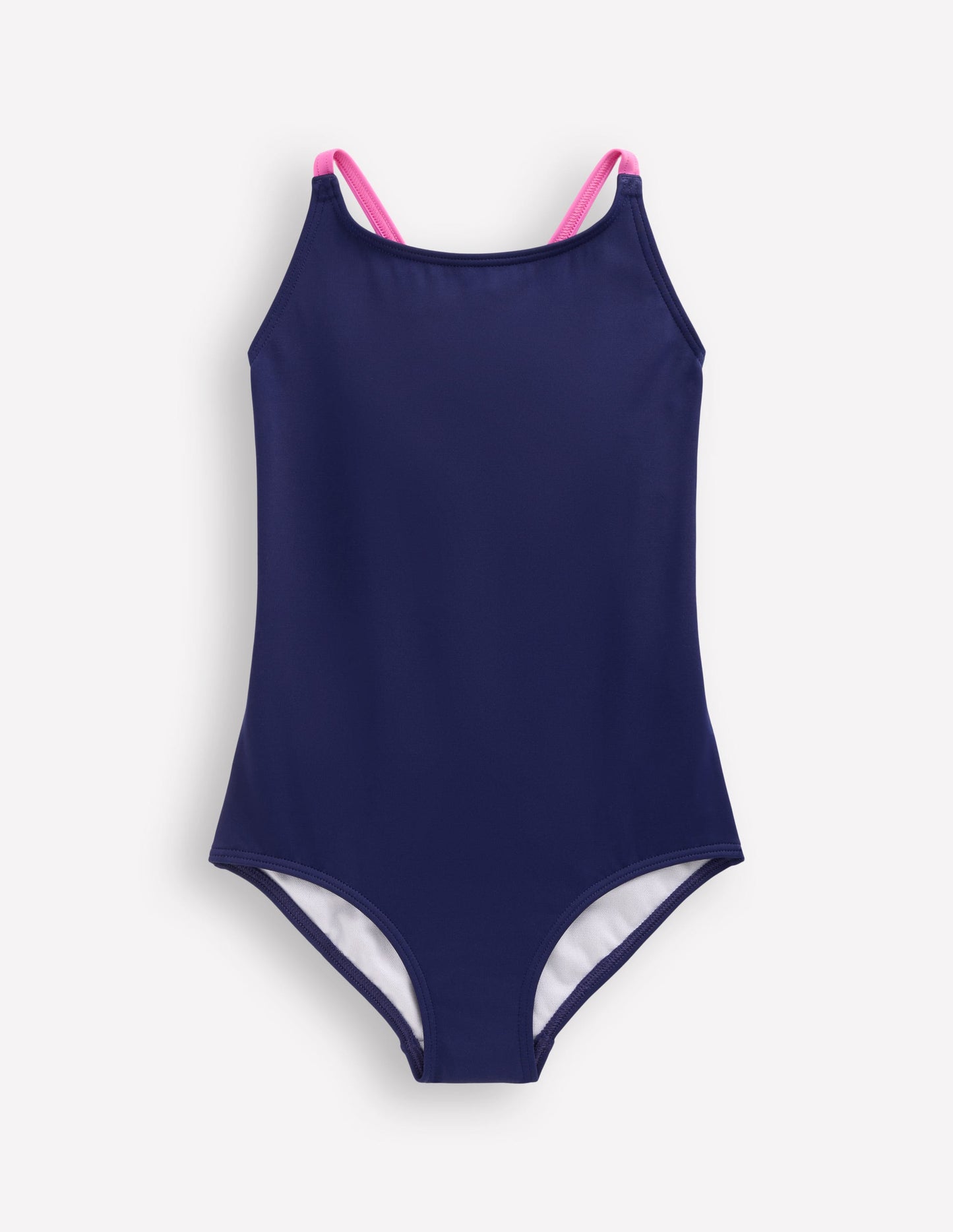 Selena Rainbow Strap Swimsuit - College Navy