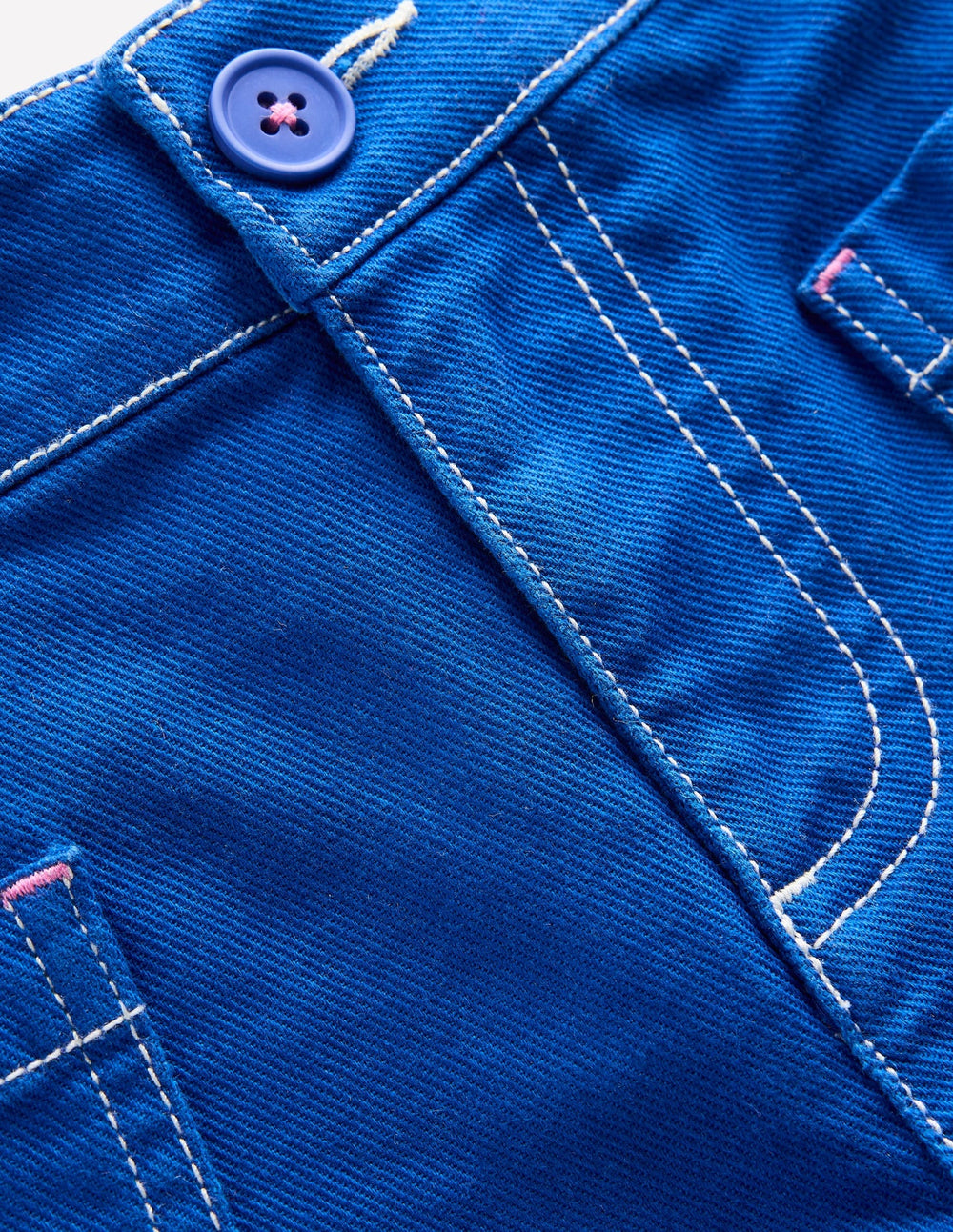 Patch Pocket Shorts - Bright Blue