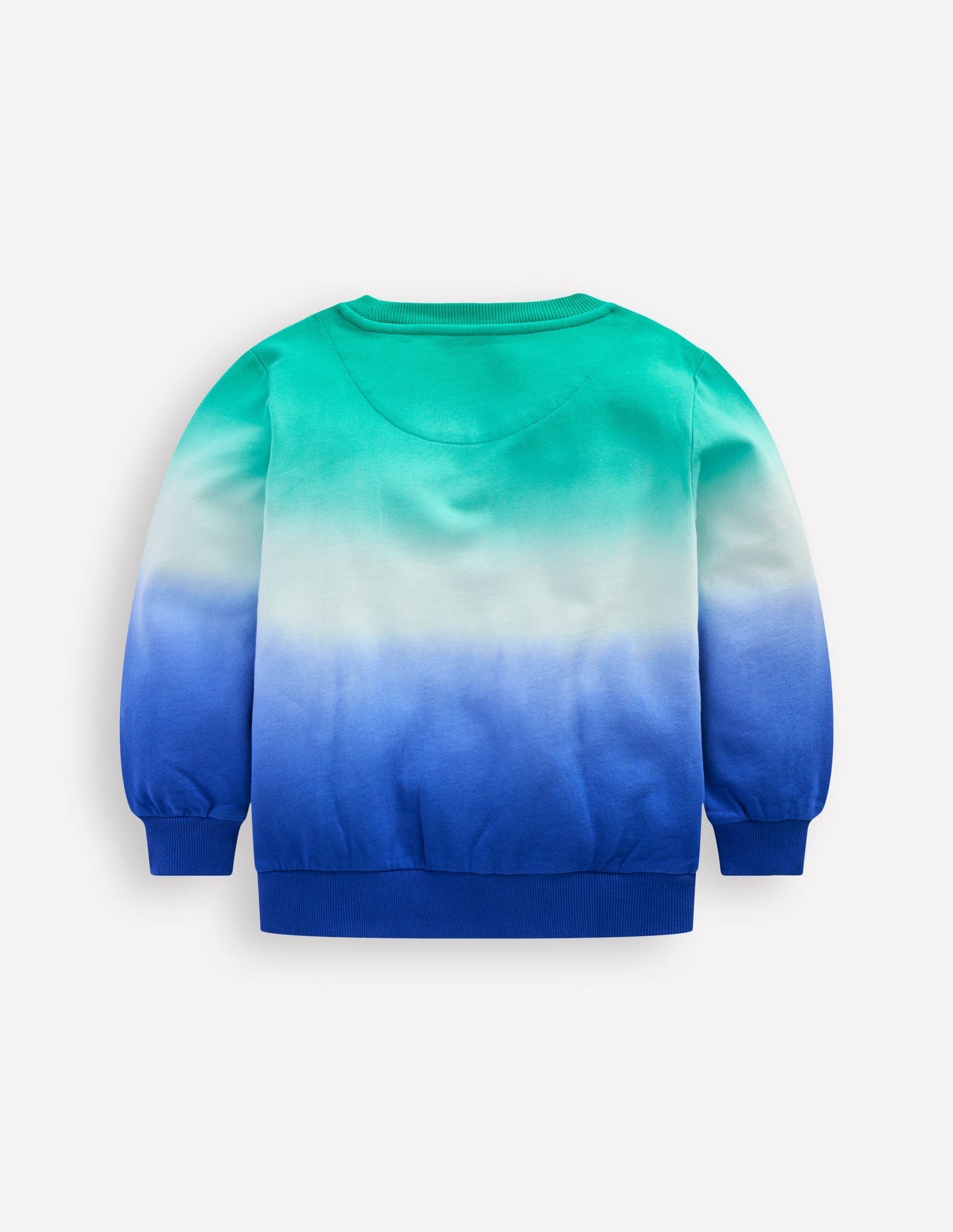 Tie Dye Sweatshirt - Bright Blue/ Aquamarine Blue