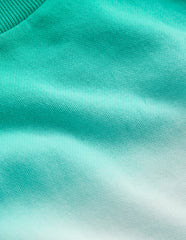 Tie Dye Sweatshirt - Bright Blue/ Aquamarine Blue