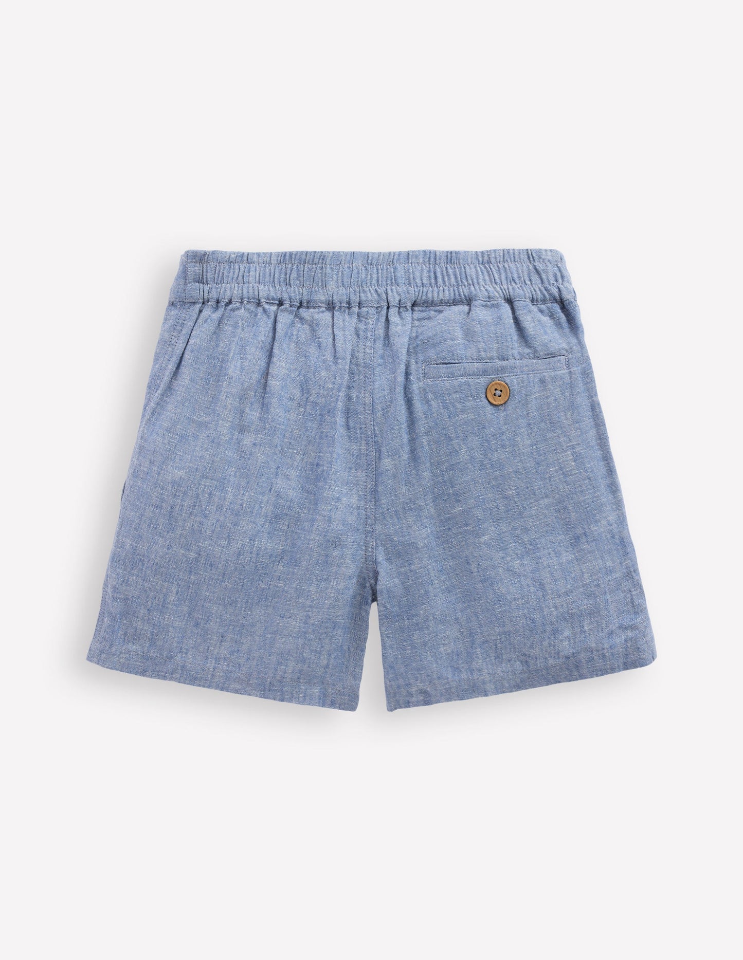 Cotton Linen Shorts - Chambray