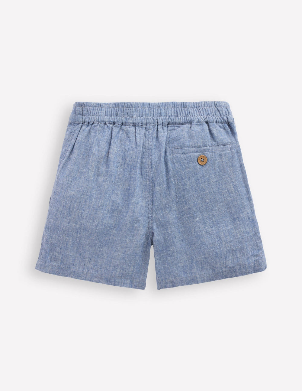 Cotton Linen Shorts - Chambray
