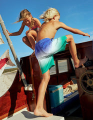 Tie Dye Shorts - Surf the Web/ Billiard