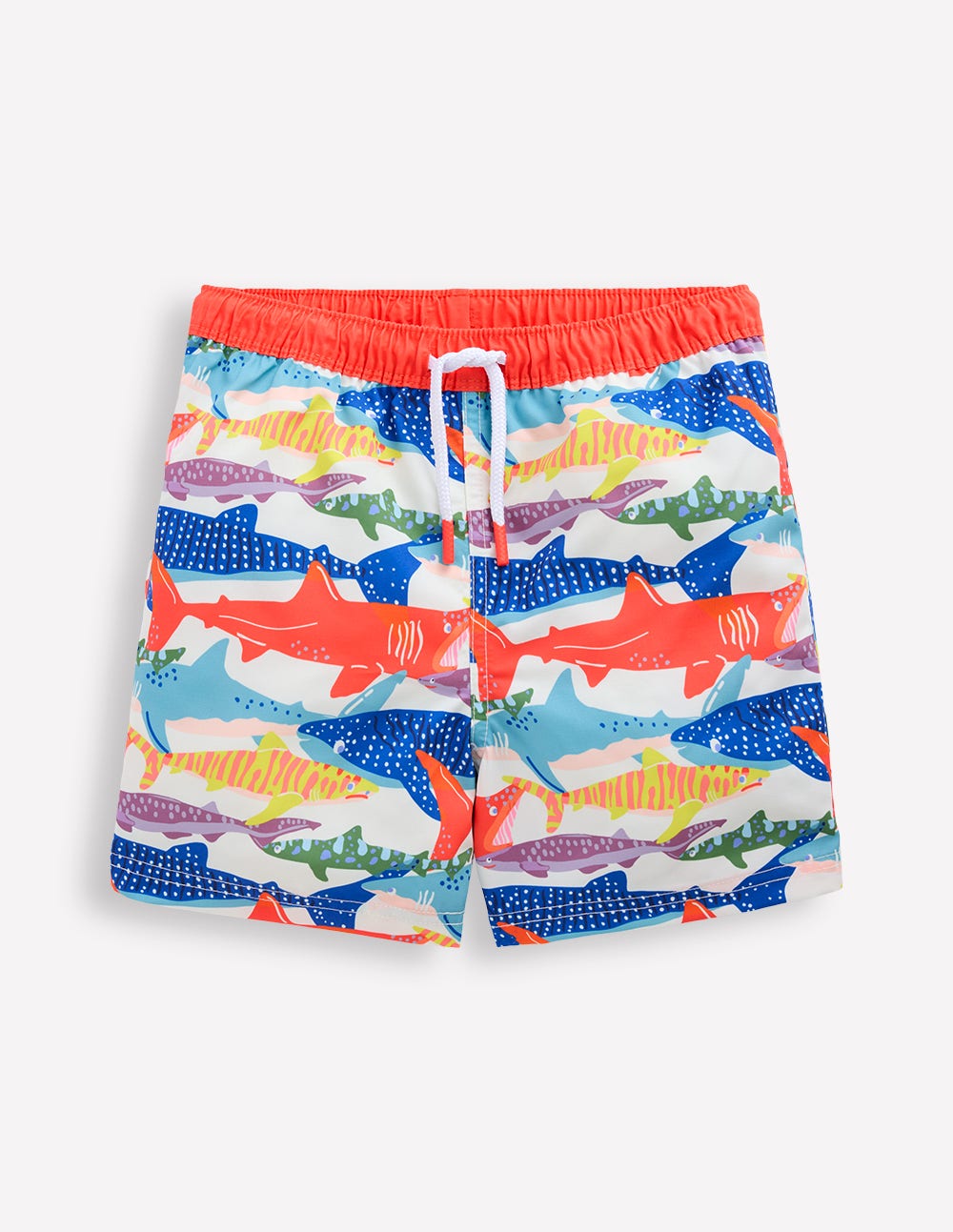 Swim Shorts - Ivory Riso Shark