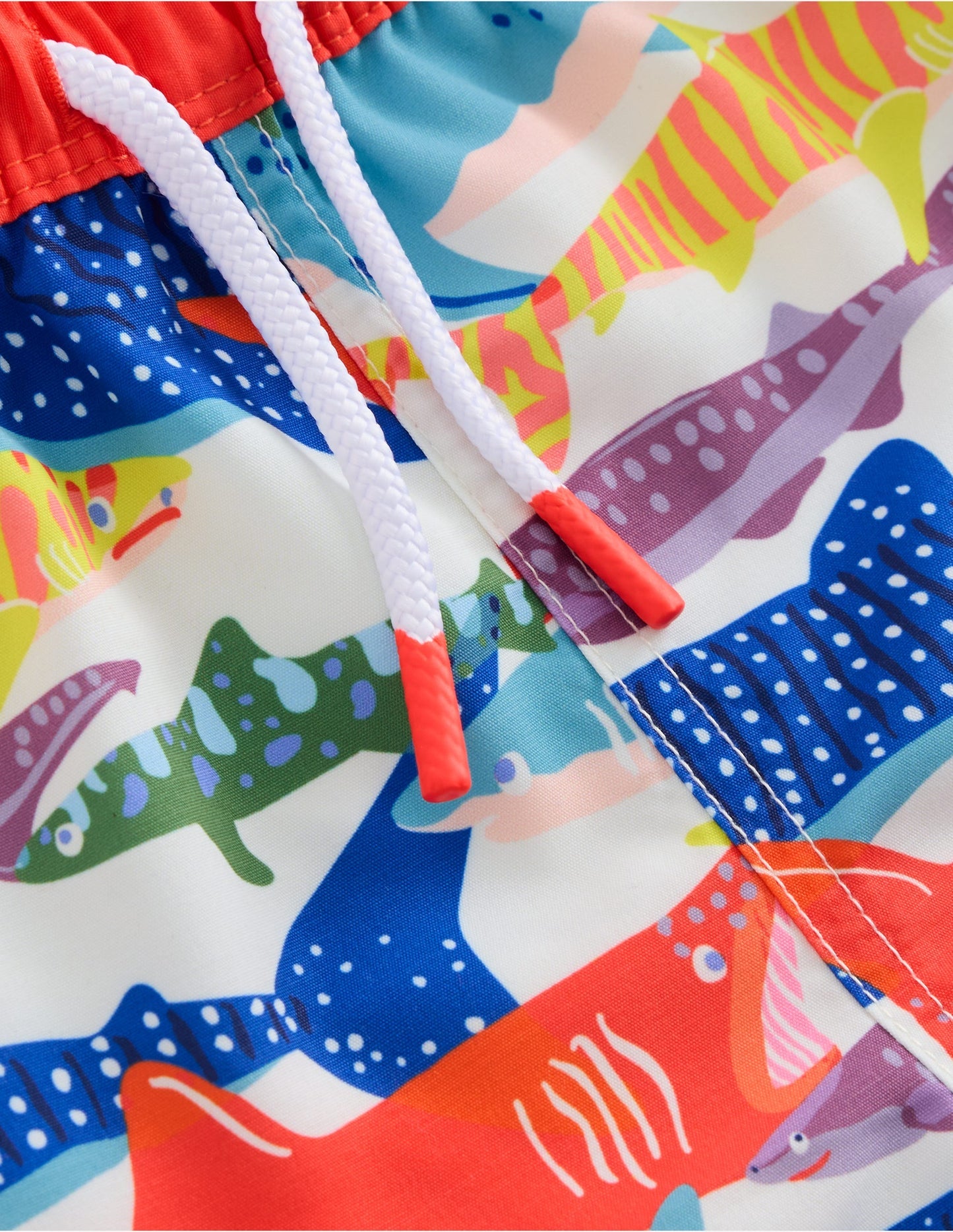 Swim Shorts - Ivory Riso Shark