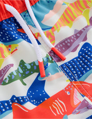Swim Shorts - Ivory Riso Shark