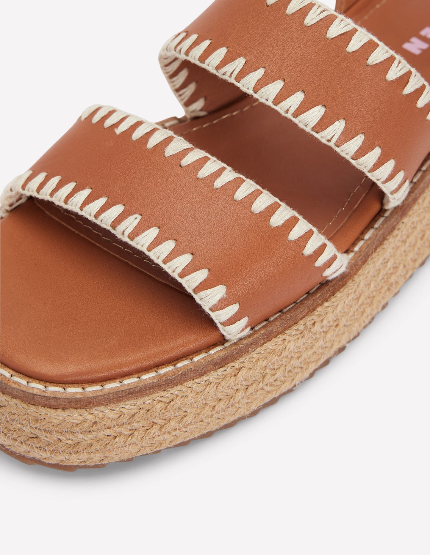 Chunky Flatform Sandals - Tan