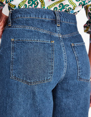 Mid Thigh Denim Shorts - Mid Vintage
