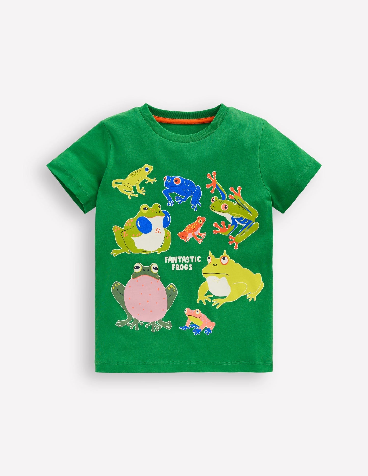 Glow - In - The - Dark T-shirt - Grape leaf Frogs