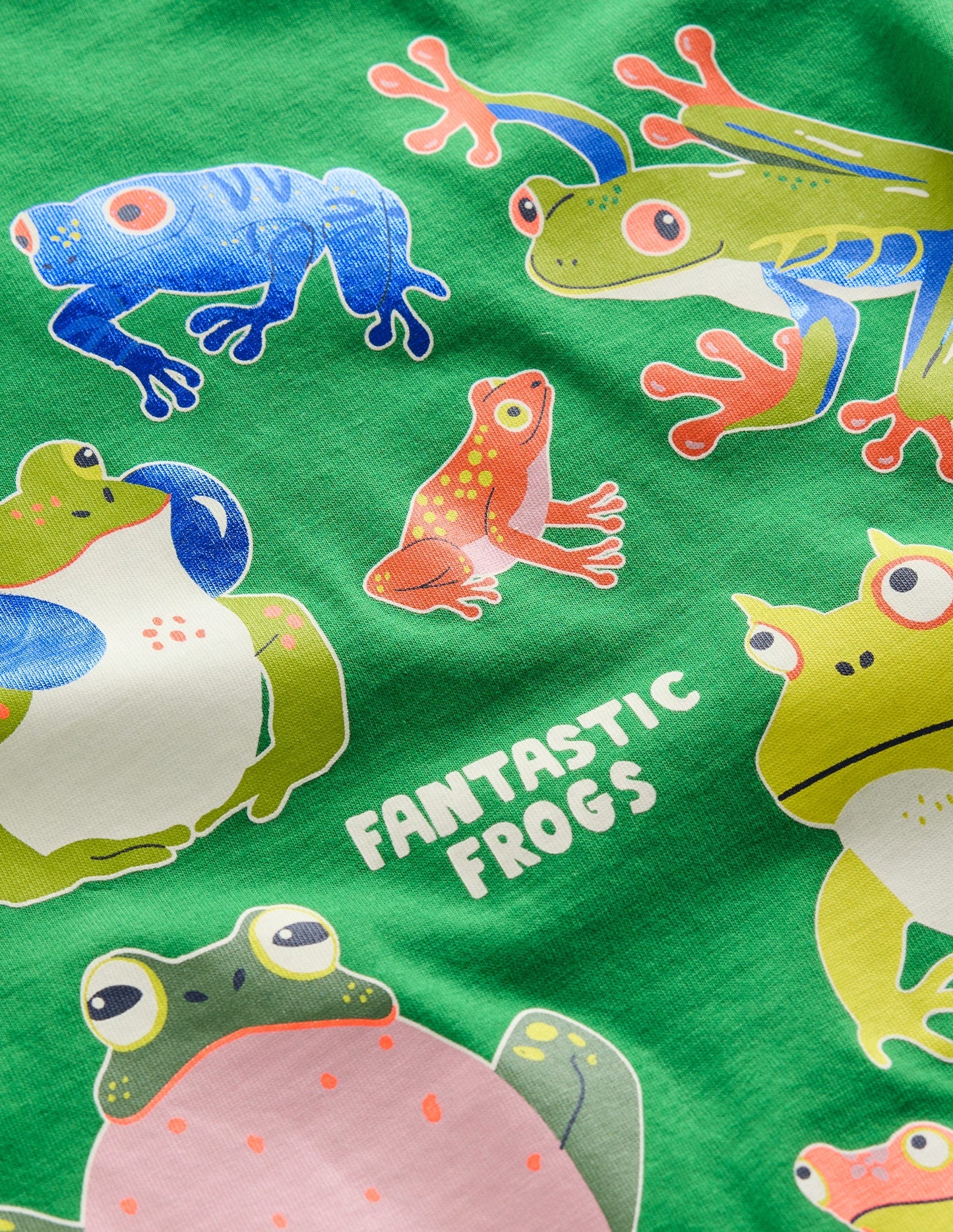 Glow - In - The - Dark T-shirt - Grape leaf Frogs