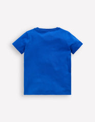 Glow Superstitch T-shirt - Gallery Blue Turtle