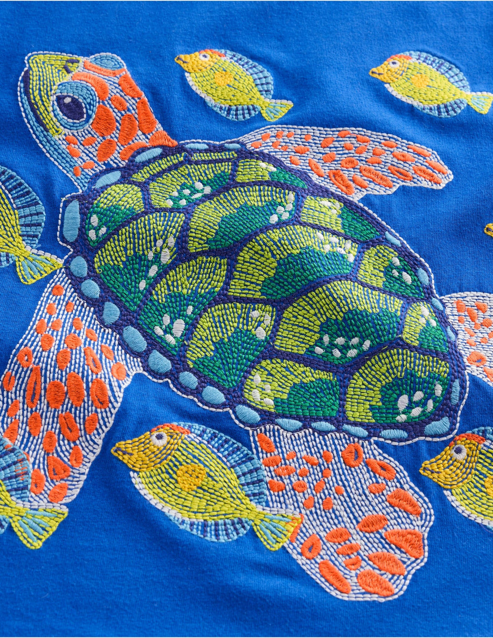 Glow Superstitch T-shirt - Gallery Blue Turtle