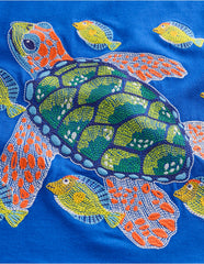 Glow Superstitch T-shirt - Gallery Blue Turtle
