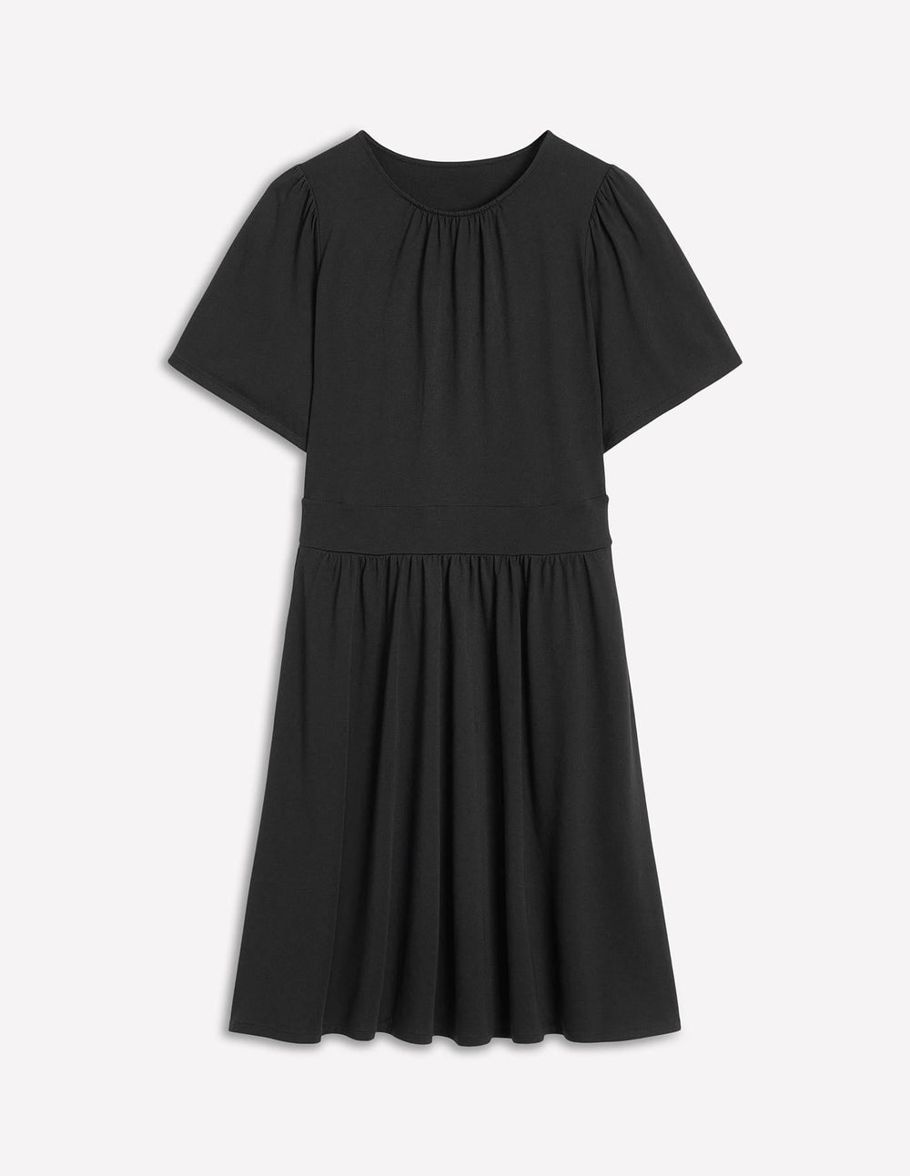 Louisa Short Jersey Dress - Black