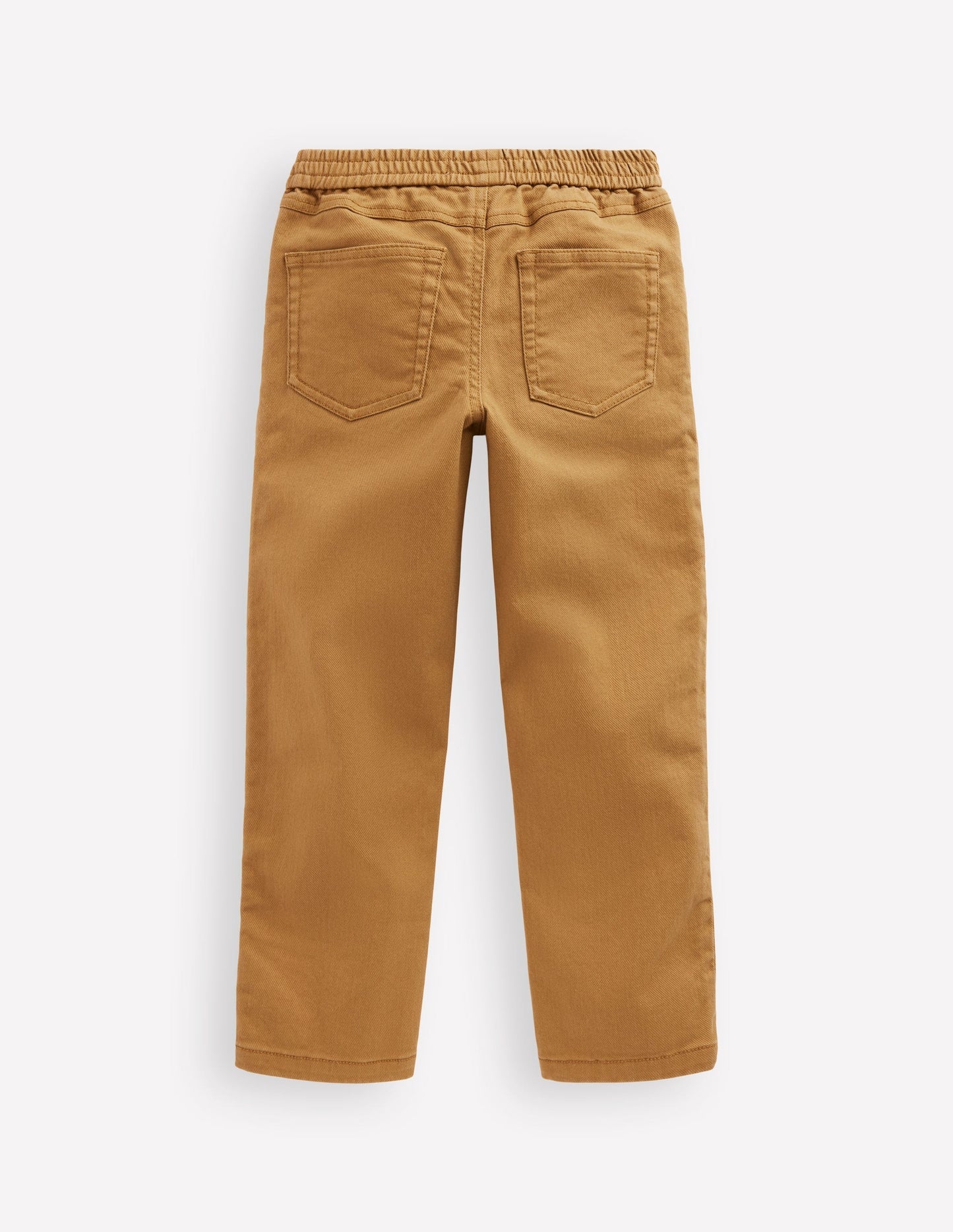 Pull - on Cotton Pants - Stone Grey