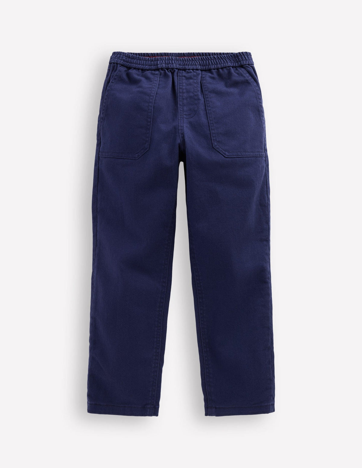 Pull - on Cotton Pants - Navy