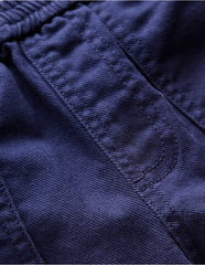 Pull - on Cotton Pants - Navy