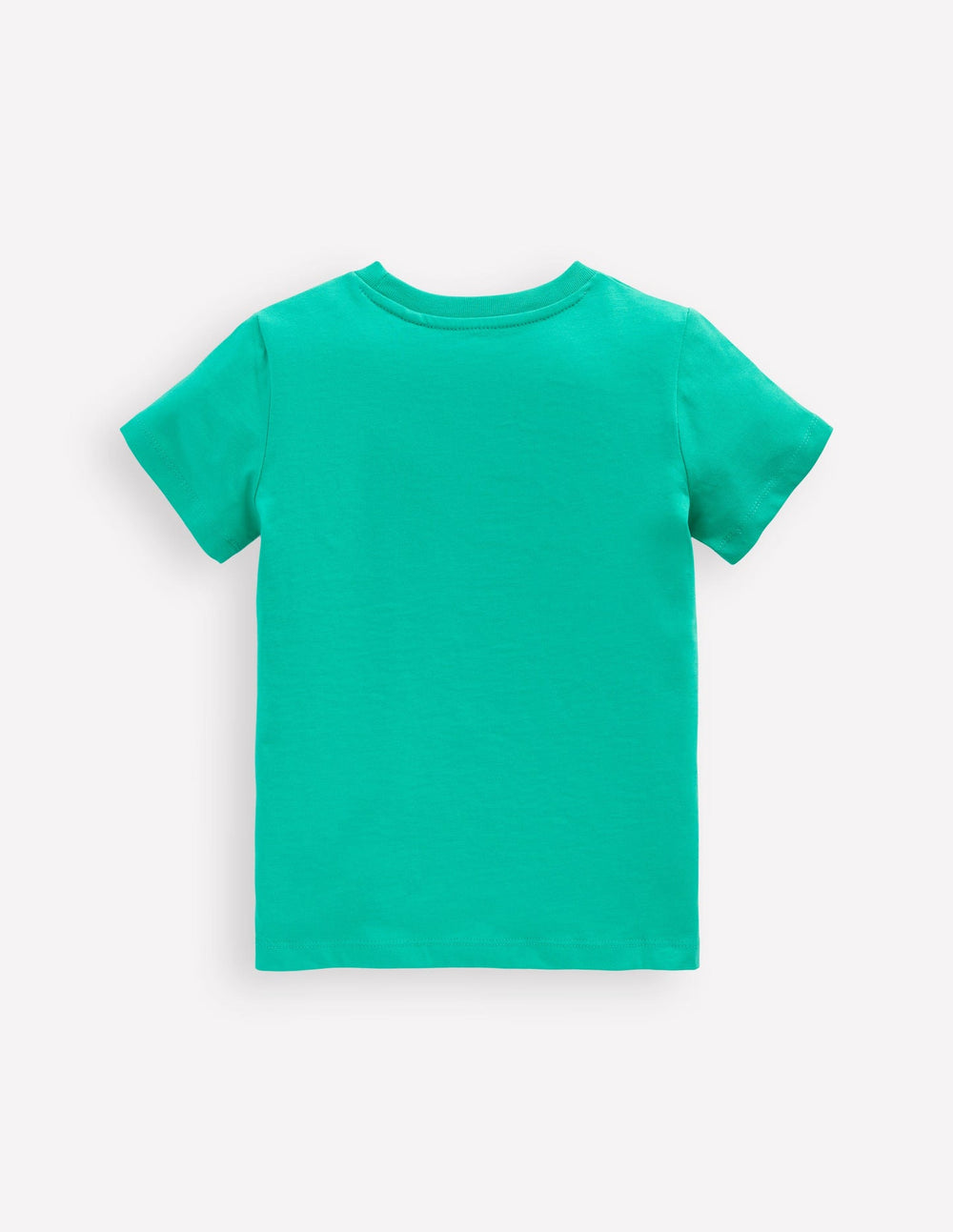 Short Sleeve Riso T-shirt - Aquamarine Blue Jungle Animals