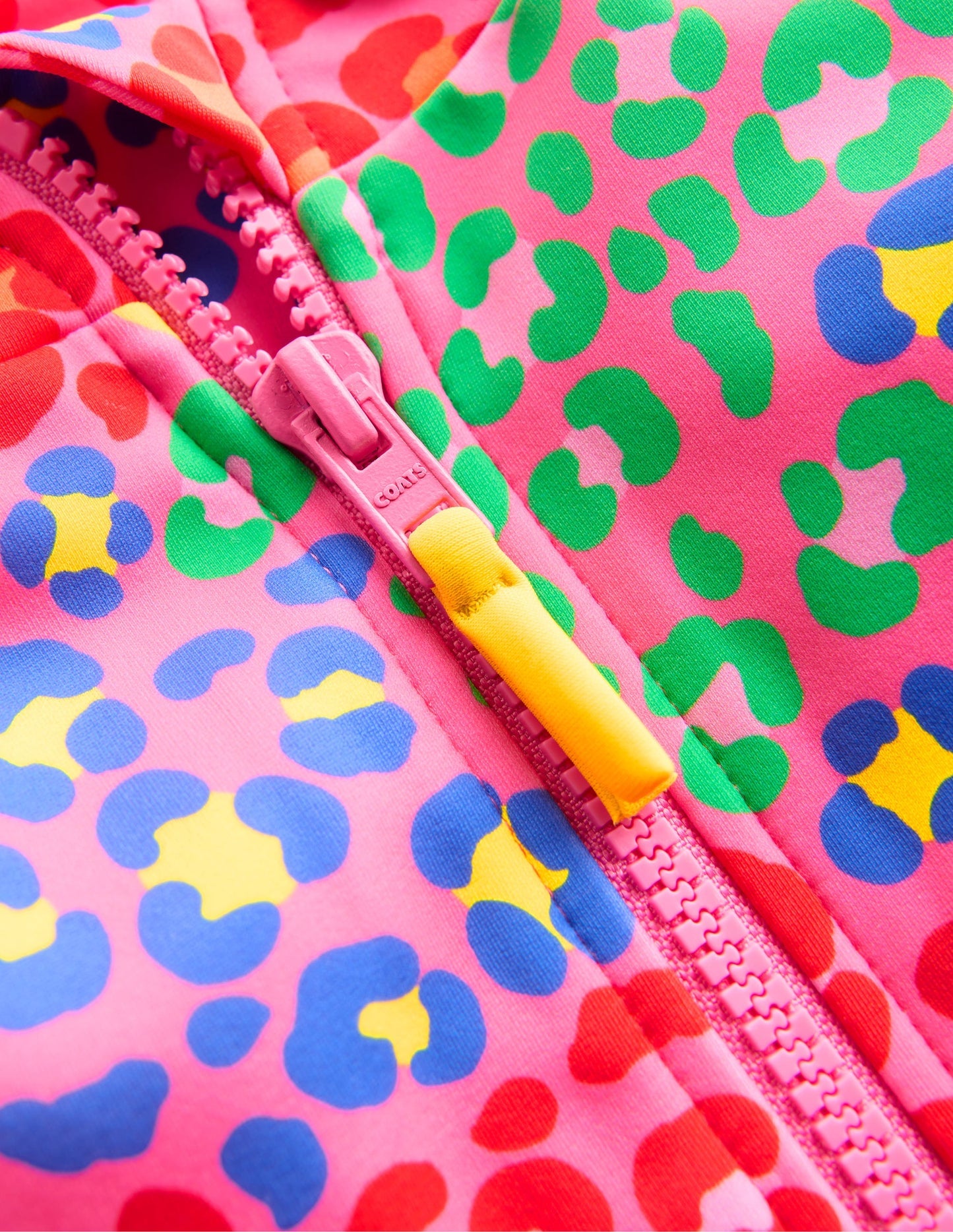 Long - Sleeved Swimsuit - Pink Rainbow Leopard