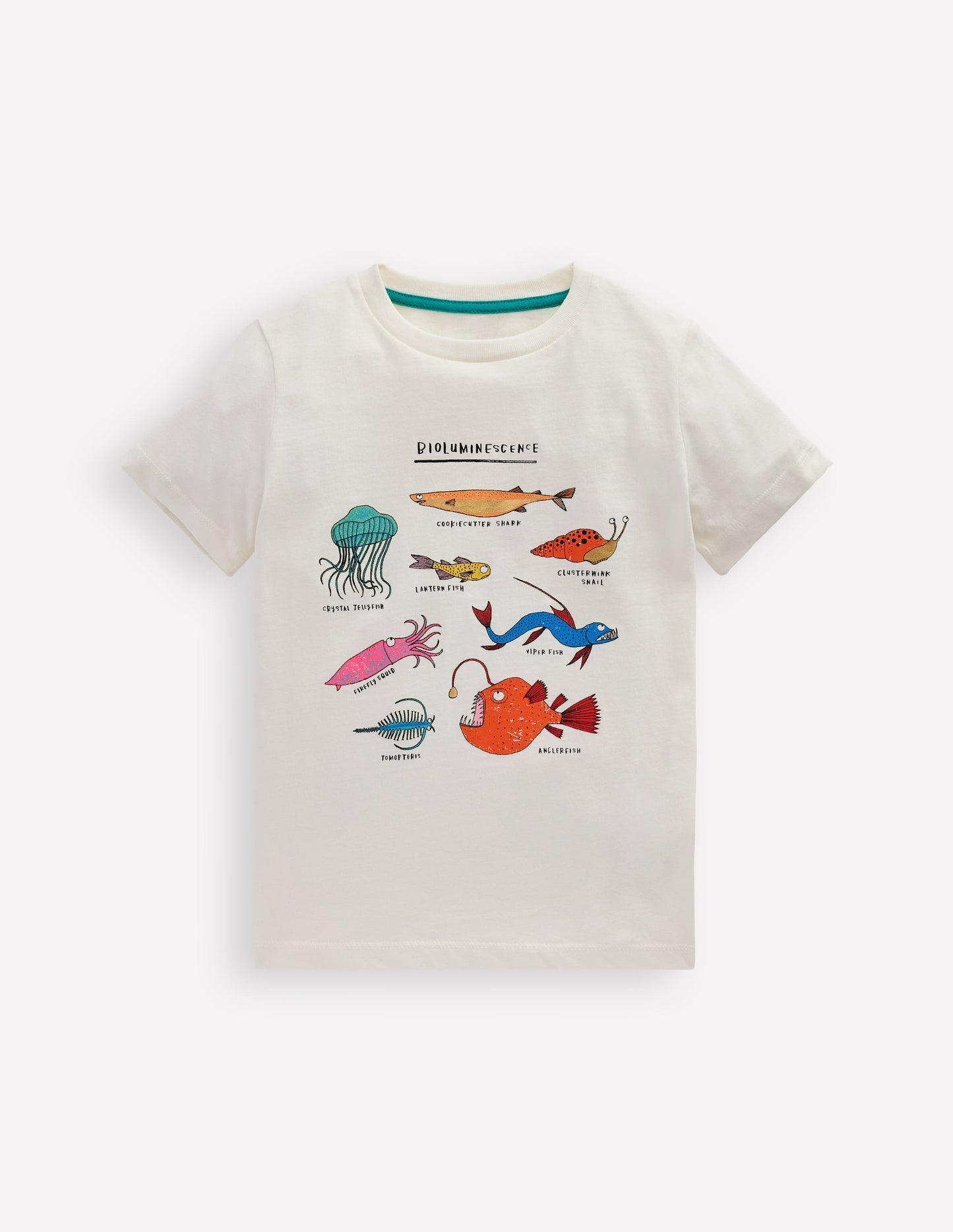 Glow - In - The - Dark T-shirt - Soft Ivory Bio