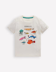 Glow - In - The - Dark T-shirt - Soft Ivory Bio