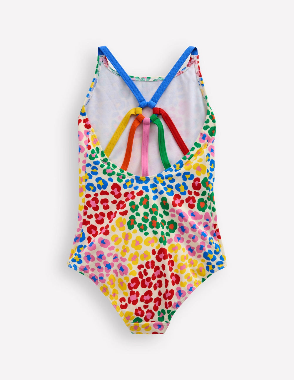 Selena Rainbow Strap Swimsuit - Multi Rainbow Leopard