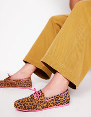 Boat Shoes - Leopard