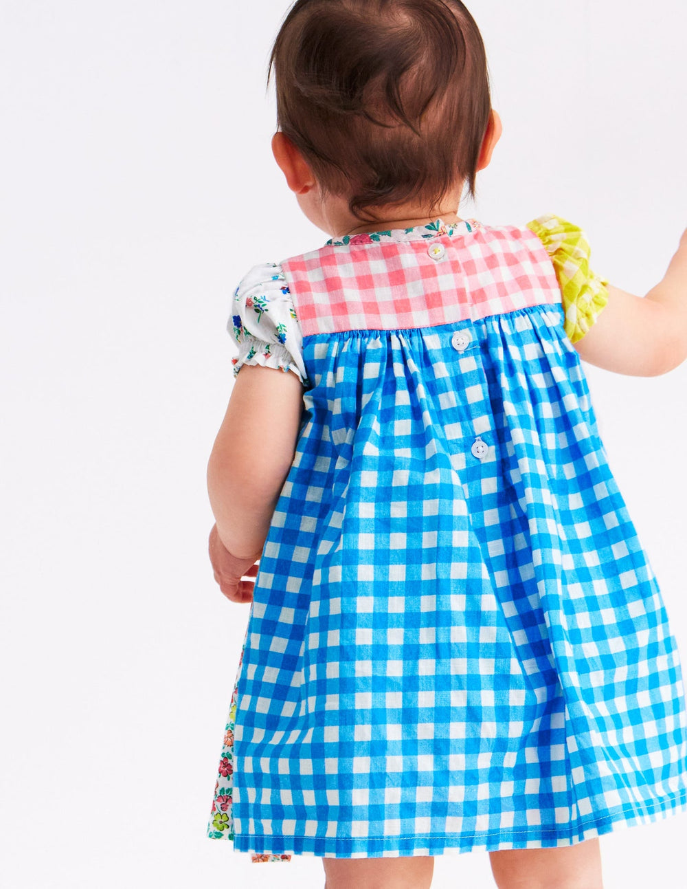Gathered Woven Dress - Hotchpotch Multi