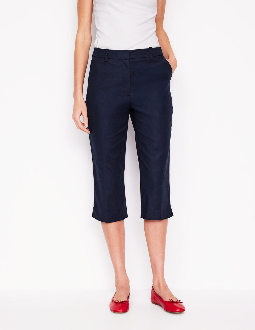 Capri Pants - Navy