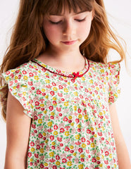Short Sleeve Nightie - Multi Summer Flowerbed