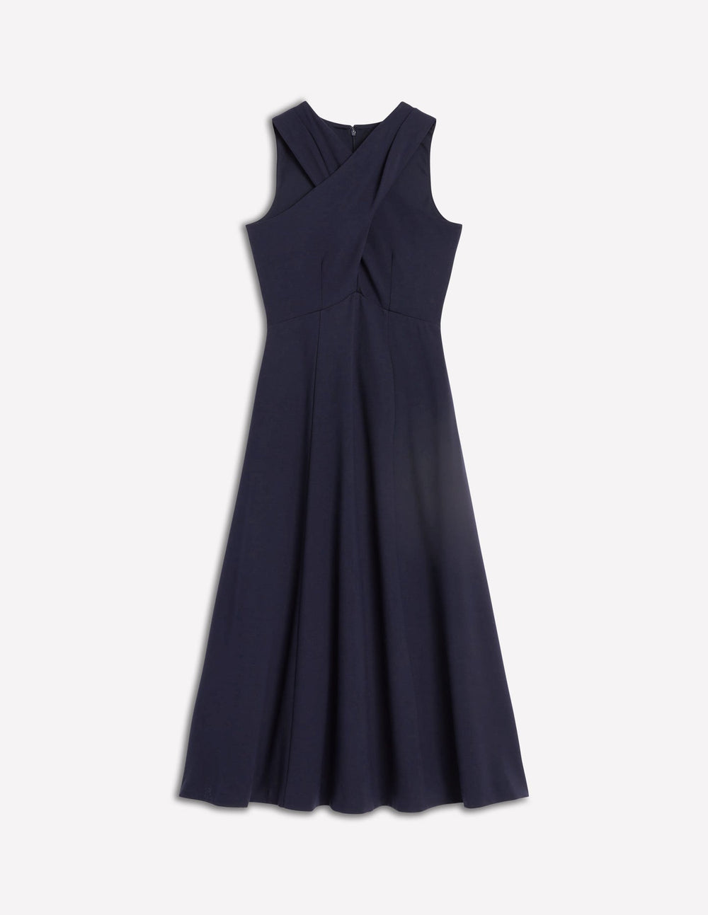 Cross Front Ponte Dress - Navy
