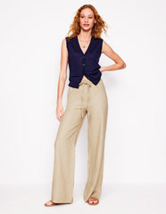 Islington Linen Pants - Oatmeal