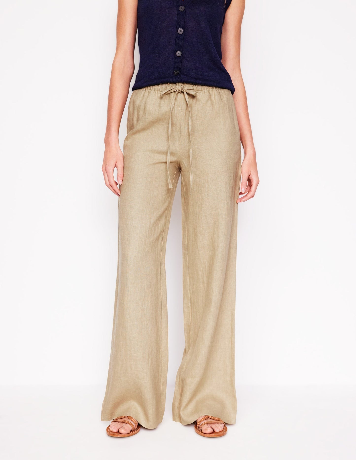 Islington Linen Pants - Oatmeal