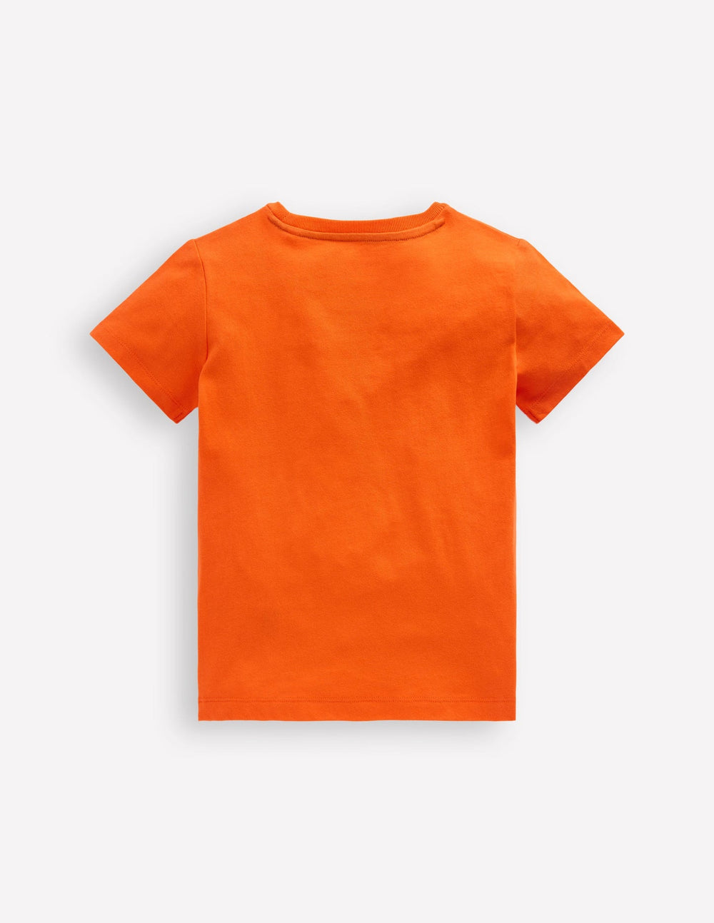 Chain Stitch T-shirt - Hot Coral tiger