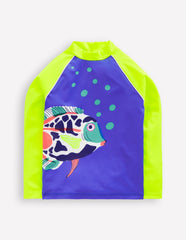 Logo Rash Vest - Blue Heron Fish