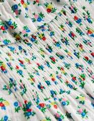 Double Cloth Printed Blouse - Soft Ivory Ditsy Floral