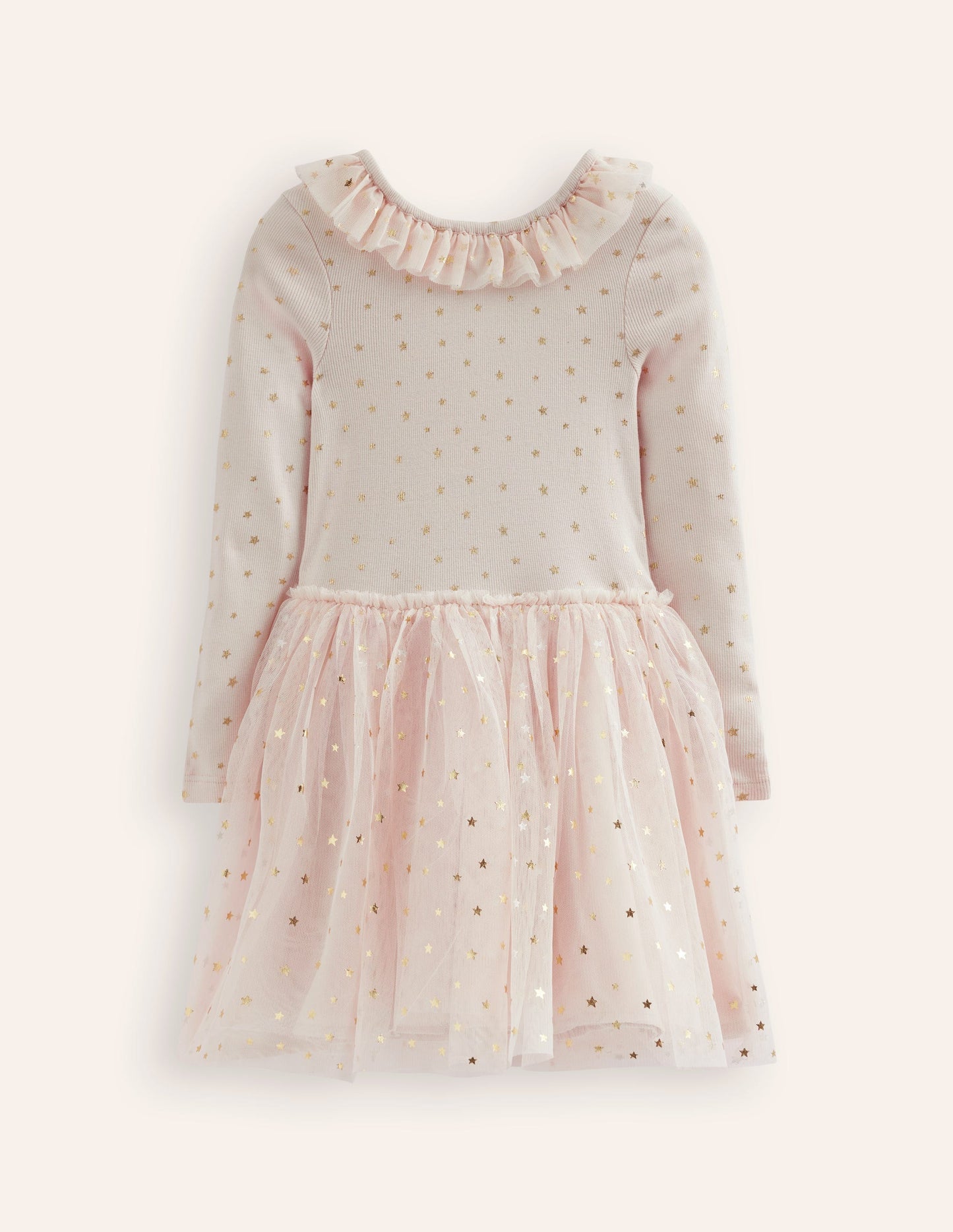 Rose Twirly Tulle Dress - Sandpiper Multi Stars