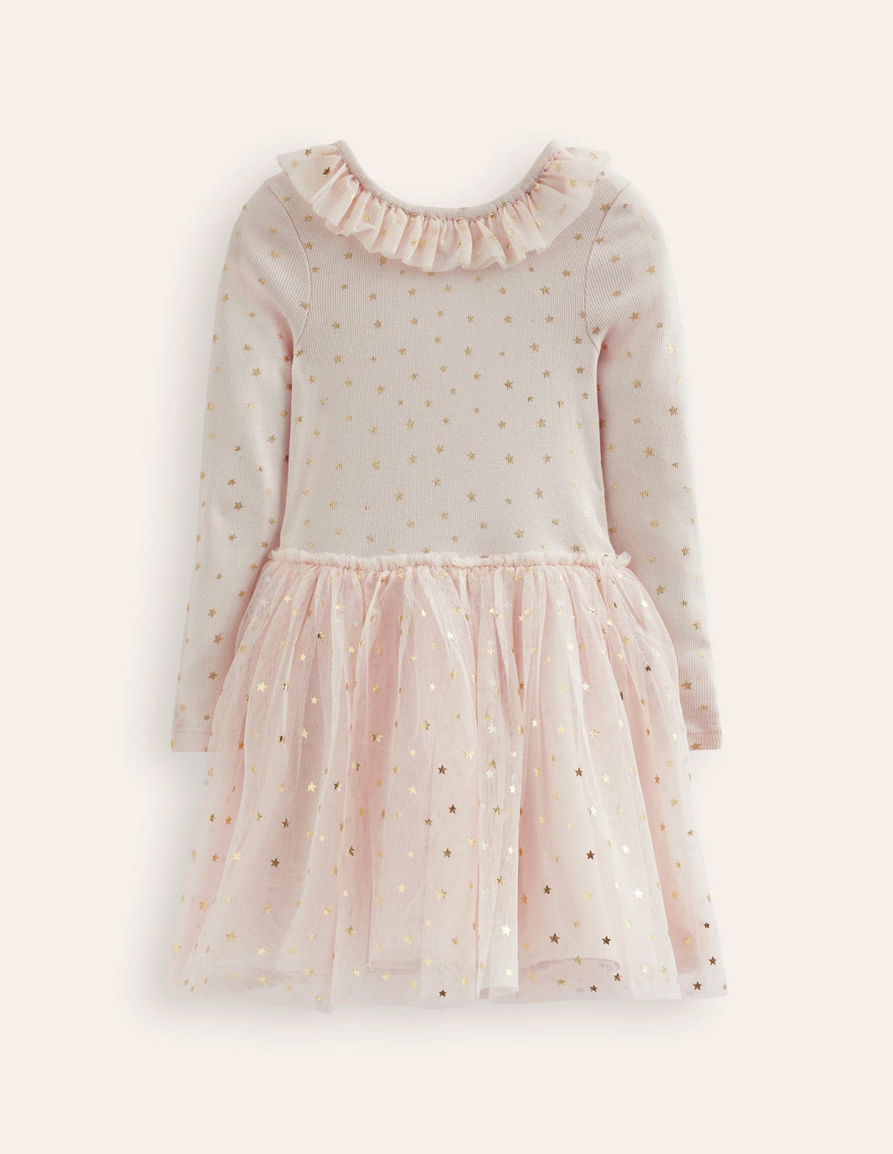 Rose Twirly Tulle Dress - Sandpiper Multi Stars