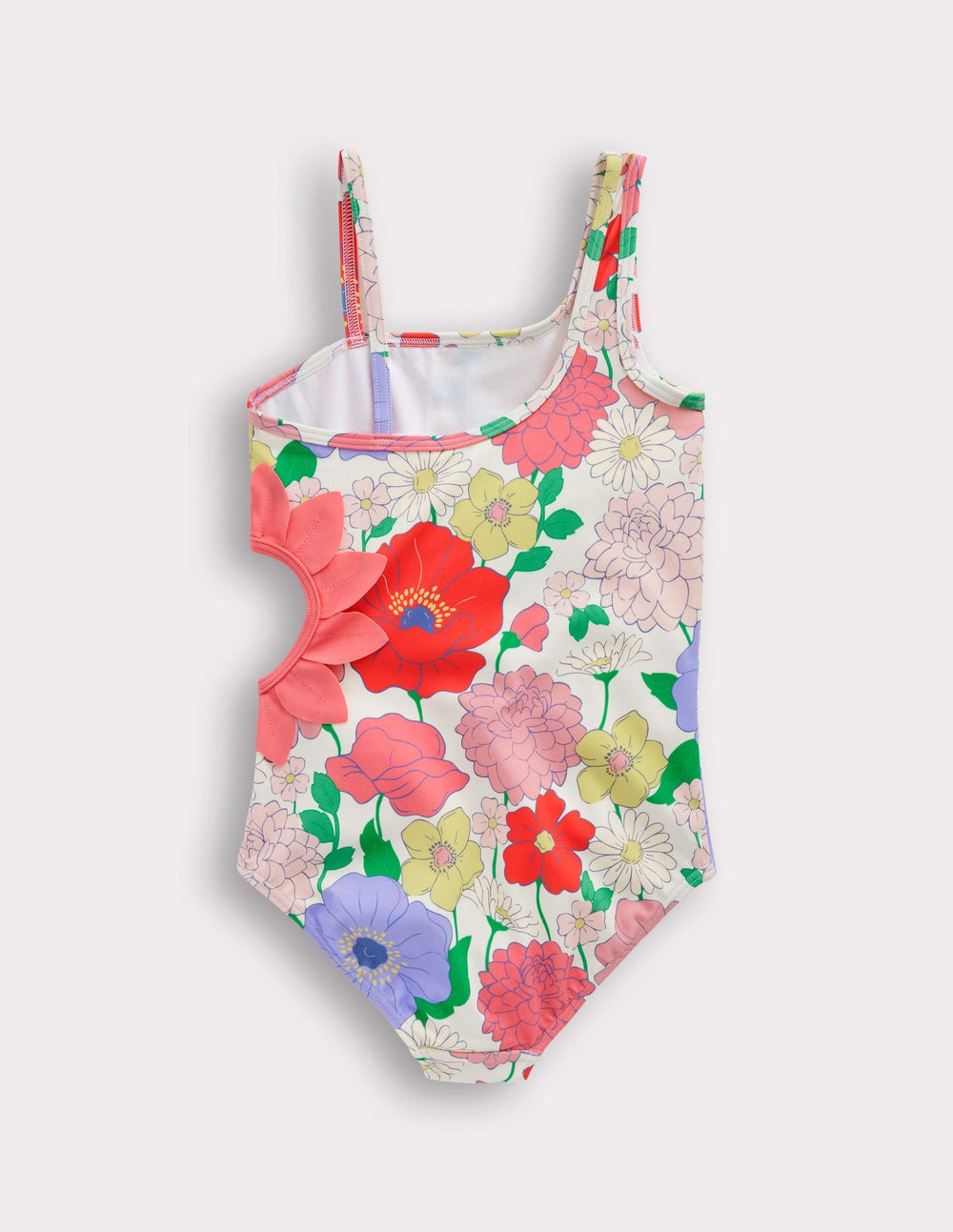 Lettice Cut Out Swimsuit - Multi Summer Garden
