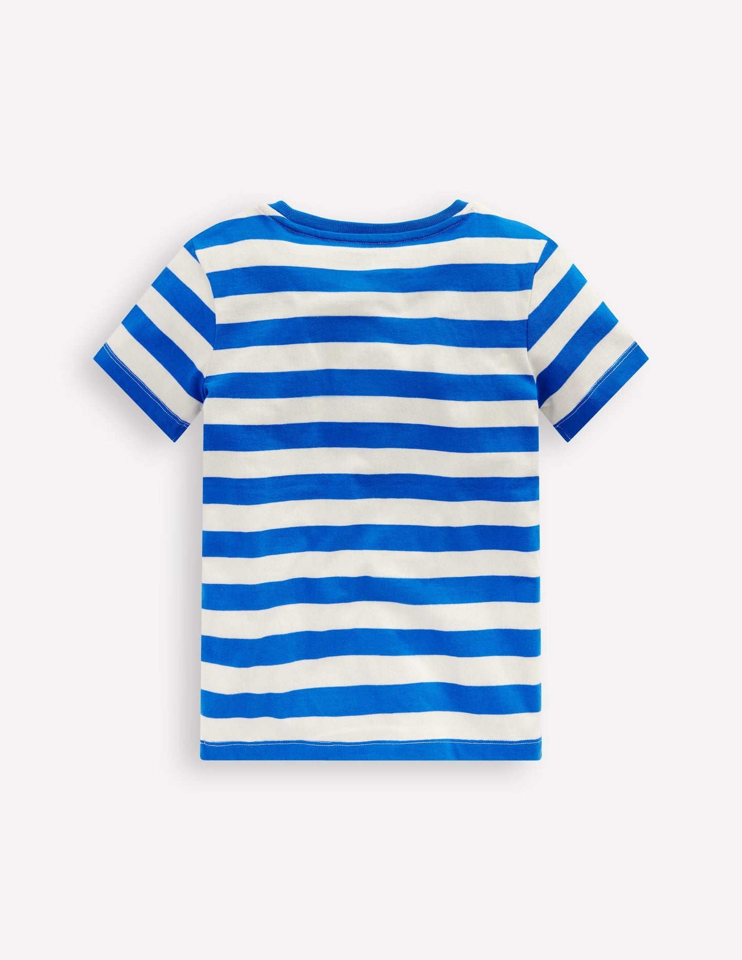 Short Sleeve Bouclé T-shirt - Gallery Blue/ Ivory Fruit Face