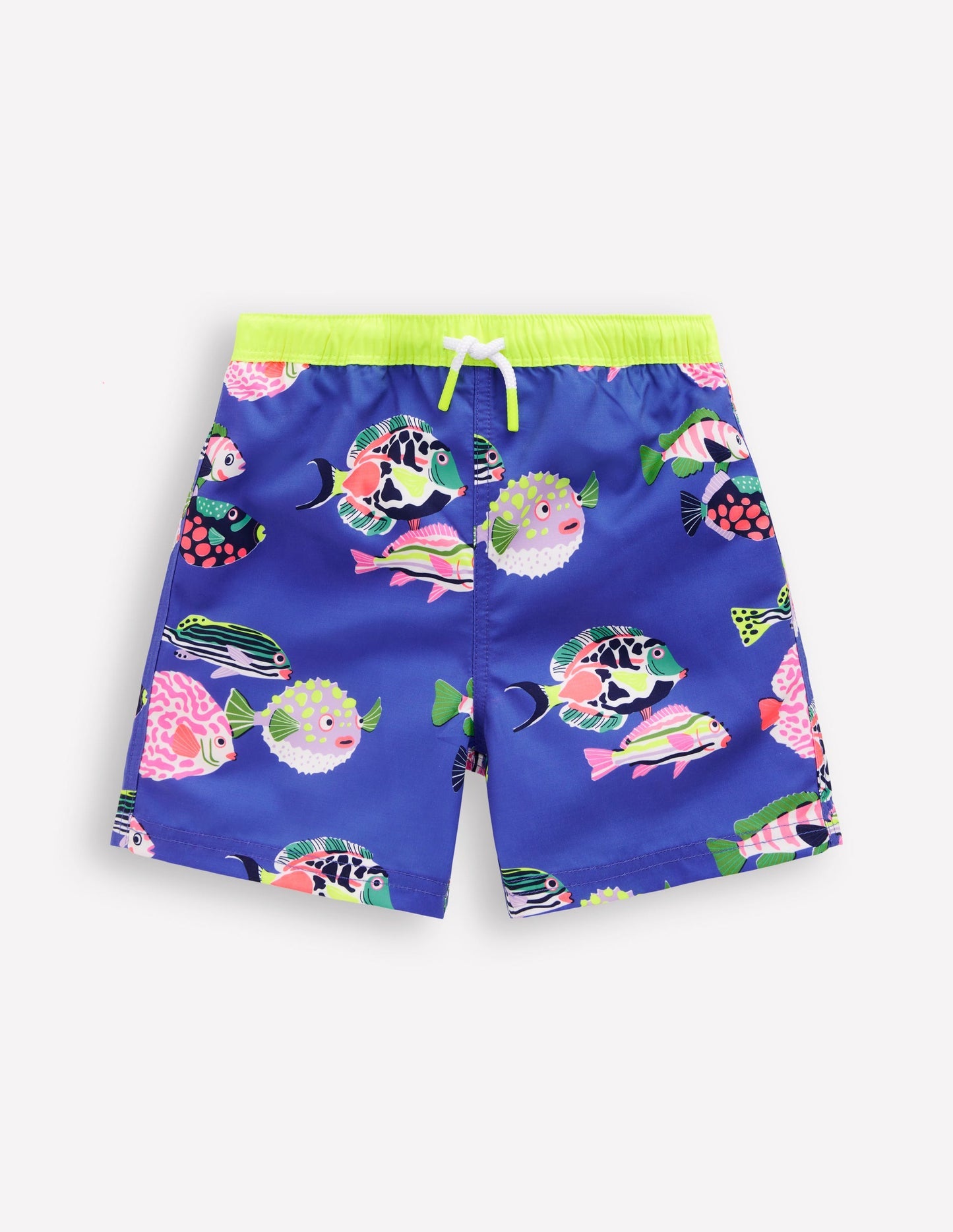 Swim Shorts - Blue Heron Fish