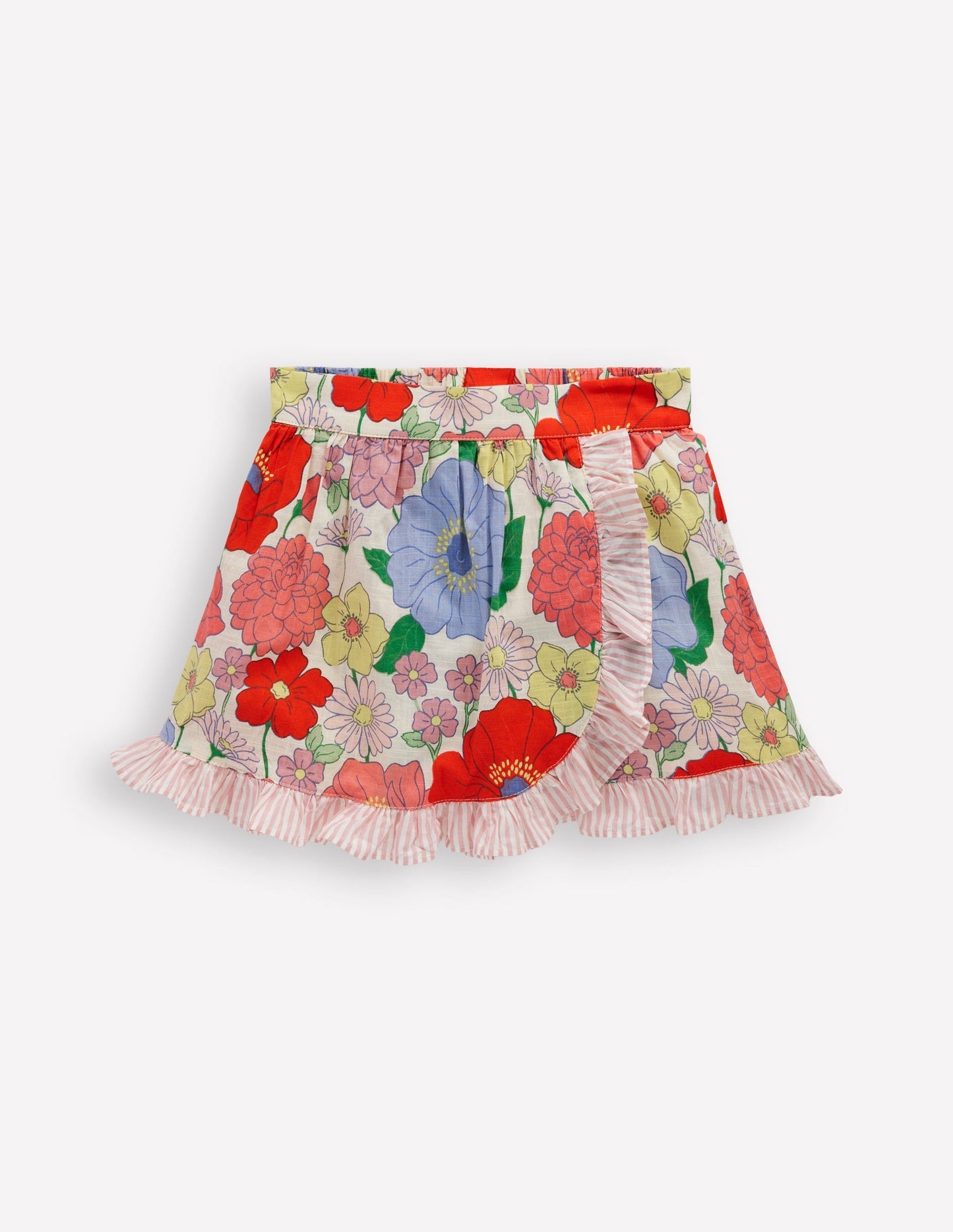 Wrap Frill Skort - Multi Summer Garden