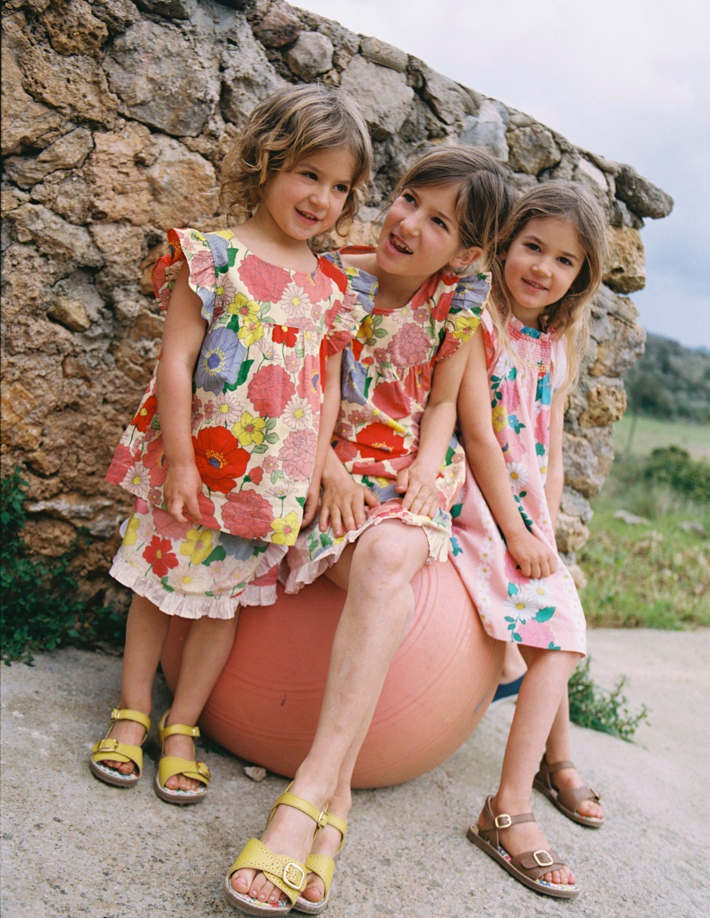 Wrap Frill Skort - Multi Summer Garden