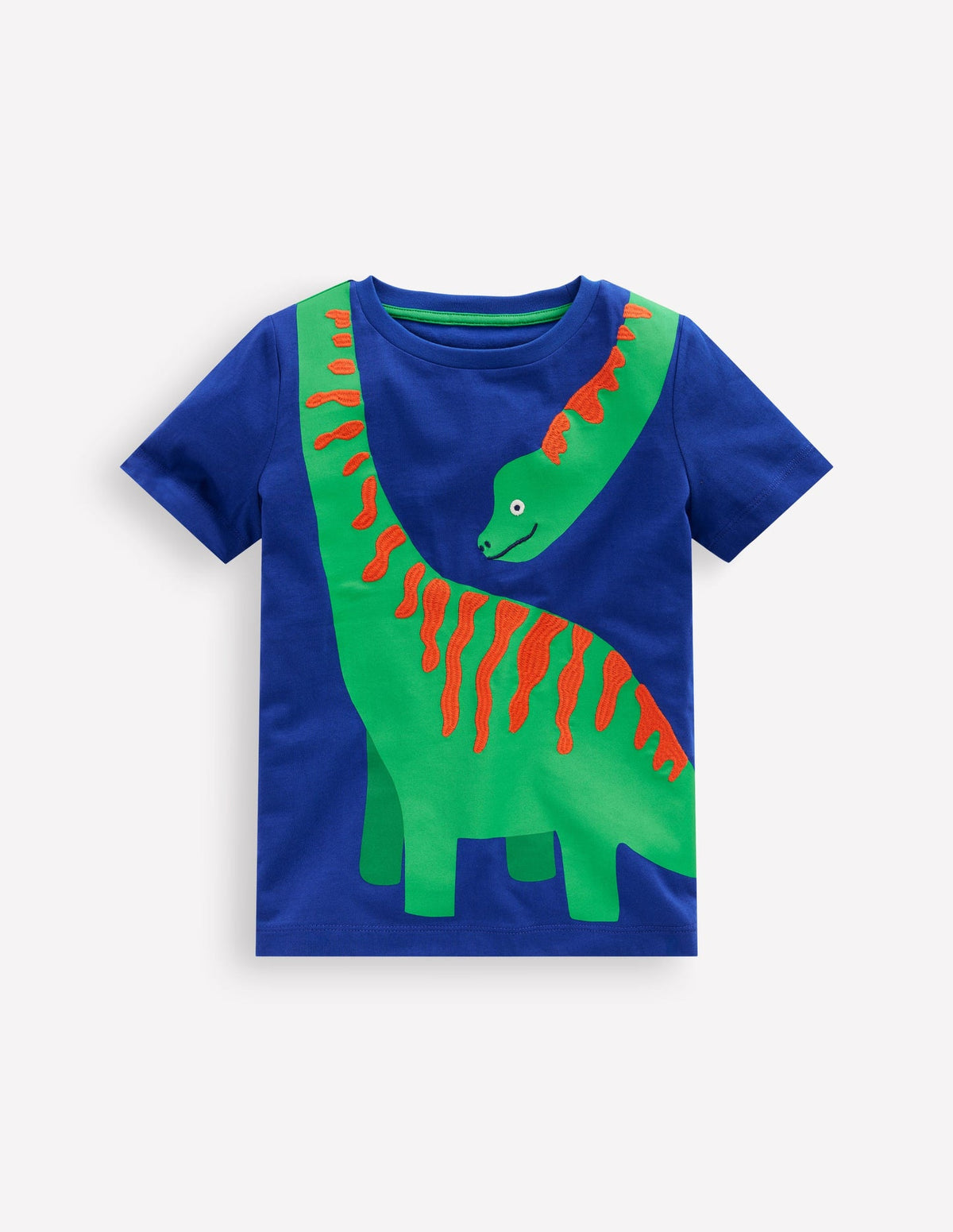 Fun Graphic T-shirt - Bright Blue Dino