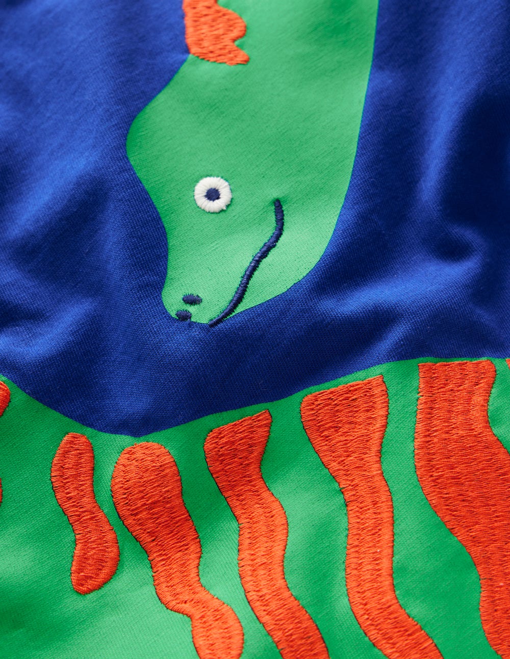 Fun Graphic T-shirt - Bright Blue Dino