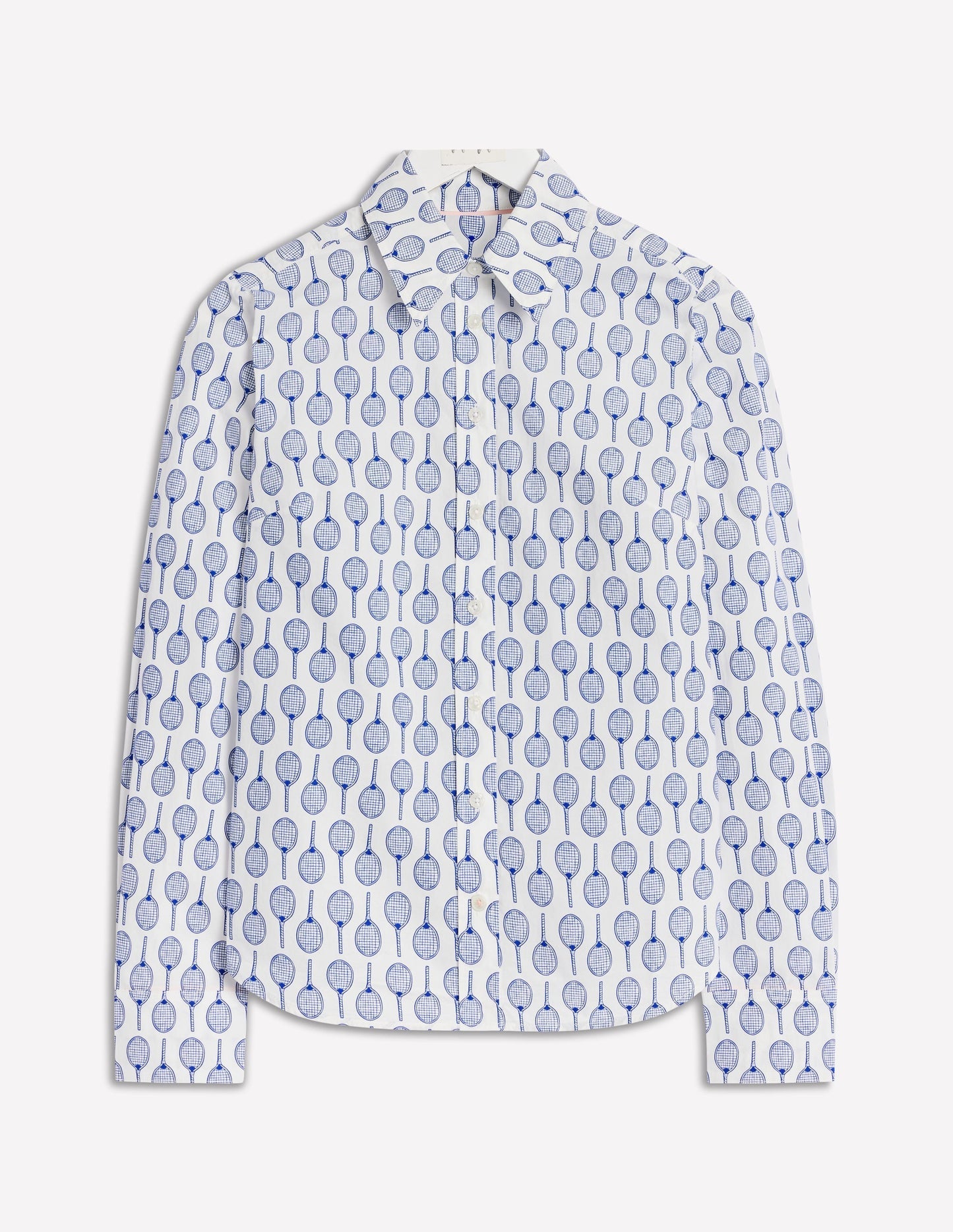 Sienna Cotton Shirt - Ivory, Tennis