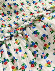 Double Cloth Dress - Soft Ivory Ditsy